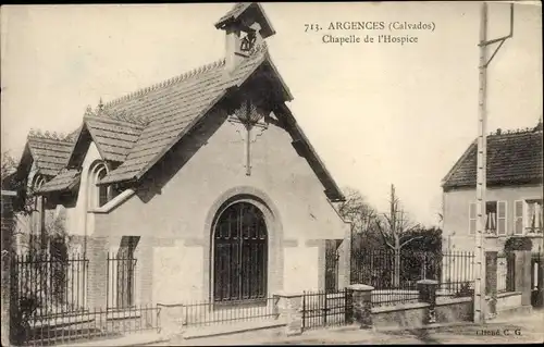 Ak Argences Calvados, Chapelle de l'Hospice