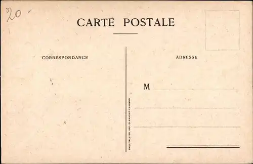 Ak Fontfreyde Saint Genès Champanelle Puy de Dôme, Hotel, Depart de l'Escalier Galerie