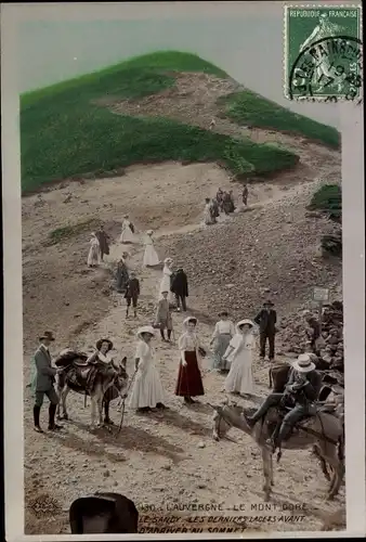 Ak Le Mont Dore Puy de Dôme, Le Sancy, Les Derniers Lacets avant d'arriver au sommet