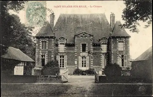 Ak Saint Hilaire sur Risle Orne, Le Chateau