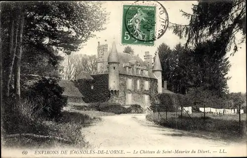 Ak Saint Maurice du Désert Orne, Le Chateau