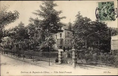 Ak Bagnoles de l'Orne Orne, Villa Saint Francois