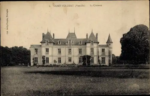 Ak Saint Fulgent Vendée, Le Chateau