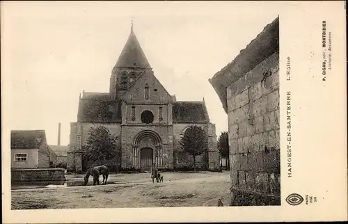 Ak Hangest en Santerre Somme, L'Eglise