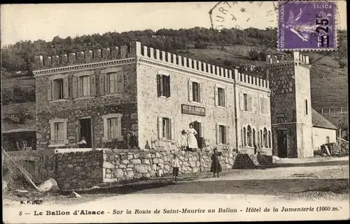 Ak Saint Maurice Sankt Moritz Elsass Bas Rhin, Le Ballon d'Alsace, Hotel de la Jumenterie