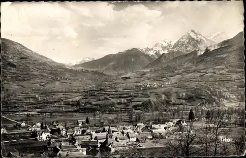 Ak Vieille Aure Hautes Pyrénées, Vue generale