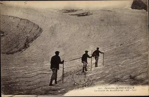 Ak Hautes Pyrénées, Berg Vignemale, Le Glacier du Mont Ferrat