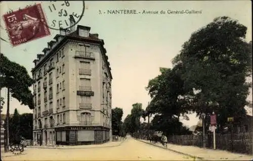 Ak Nanterre Hauts de Seine, Avenue du General Gallieni
