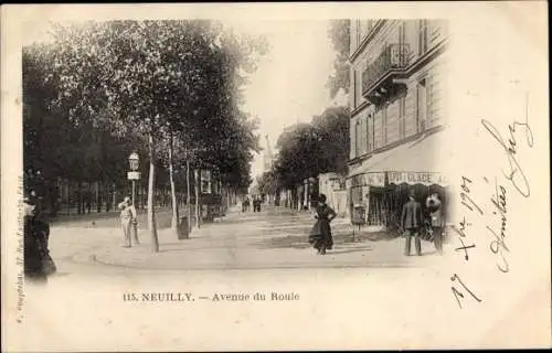 Ak Neuilly Hauts de Seine, Avenue de la Roule