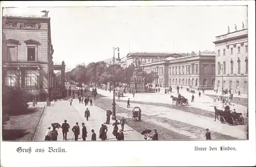 Ak Berlin, Unter den Linden