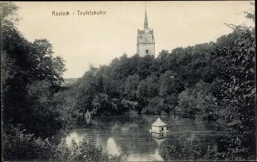 Ak Hansestadt Rostock, Teufelskuhle