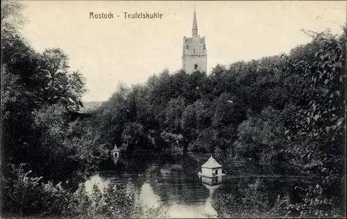 Ak Rostock in Mecklenburg Vorpommern, Teufelskuhle