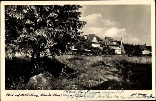 Ak Schierke Wernigerode am Harz, Hotel König