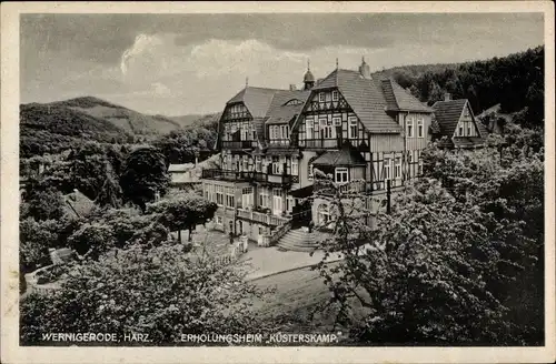 Ak Wernigerode am Harz, Erholungsheim Küsterskamp