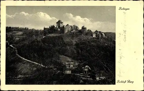 Ak Burg an der Wupper Solingen, Schloss Burg