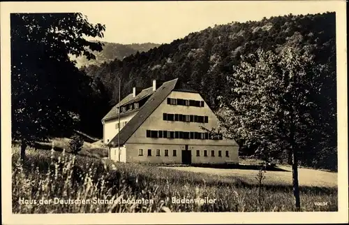 Ak Badenweiler im Schwarzwald, Haus der Deutschen Standesbeamten