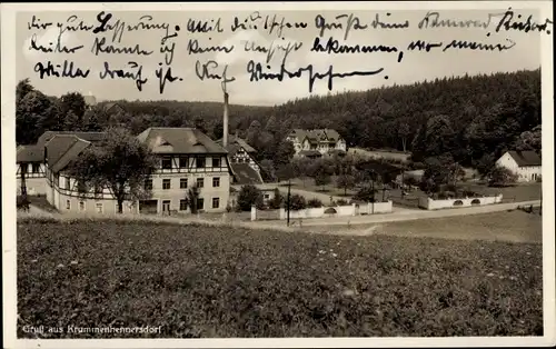 Ak Krummenhennersdorf Halsbrücke in Sachsen, Teilansicht