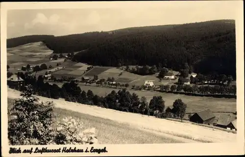 Ak Holzhau Rechenberg Bienenmühle Erzgebirge, Fernsicht zum Ort