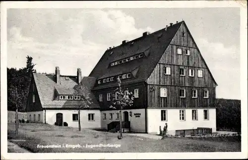 Ak Frauenstein im Erzgebirge Mittelsachsen, Jugendherberge