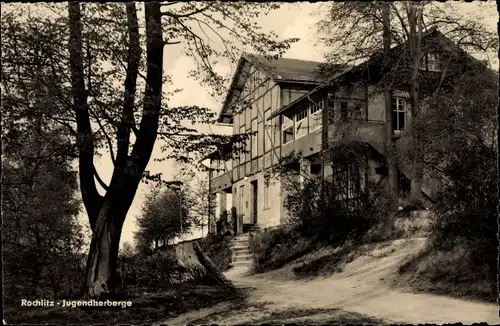 Ak Rochlitz an der Mulde, Blick auf die Jugendherberge