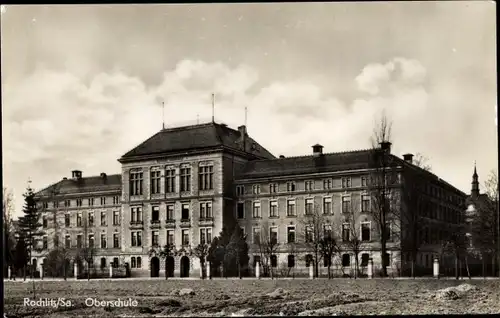 Ak Rochlitz an der Mulde, Oberschule