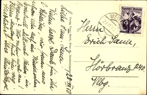 Ak Weitra in Niederösterreich, Blick auf den Ort