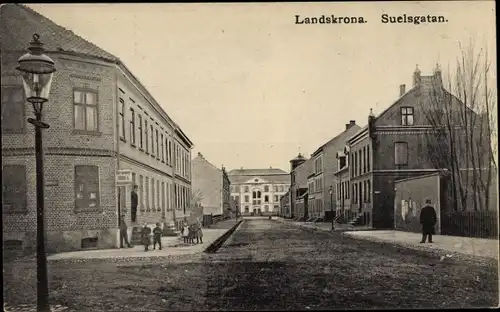 Ak Landskrona Schweden, Suelsgatan