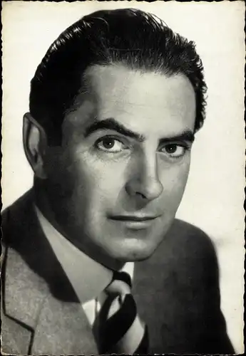 Ak Schauspieler Tyrone Power, Portrait