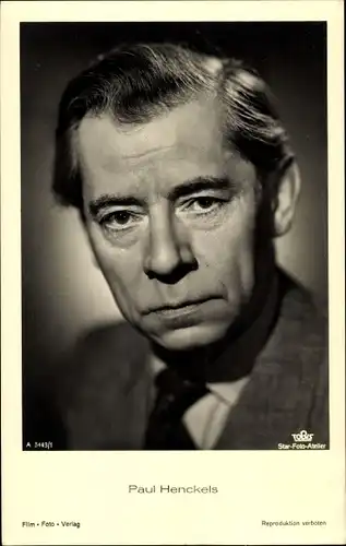 Ak Schauspieler Paul Henckels, Portrait