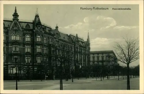 Ak Hamburg Eimsbüttel Rotherbaum, Moorweidenstraße