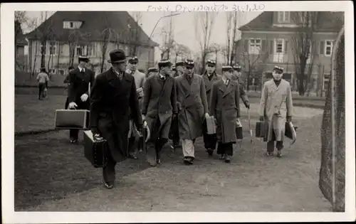 Foto Ak Gohlis Leipzig in Sachsen, Sportvereinskameraden Hockey SC Wacker Gohlis Nord 1937