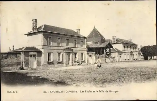 Ak Argences Calvados, Les Ecoles et la Salle de Musique