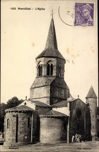 Ak Marcillat Puy de Dôme, L'Eglise