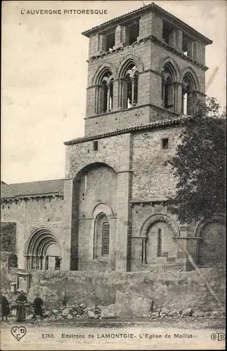 Ak Mailhat Lamontgie Puy de Dôme, L'Eglise