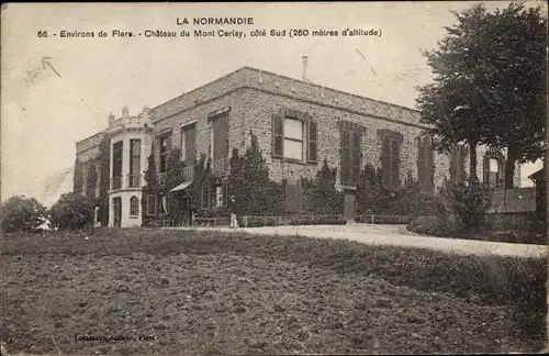 Ak Cerisy Belle Étoile Orne, Chateau du Mont Cerisy