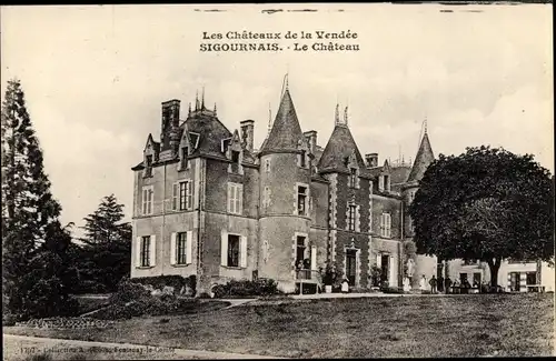 Ak Sigournais Vendée, Le Chateau