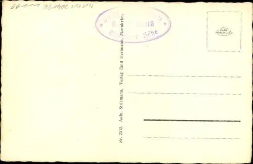 Ak Saarbrücken im Saarland, Grenzlandtheater