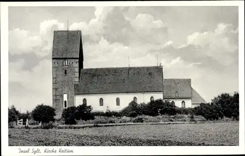 Ak Keitum auf Sylt, Kirche
