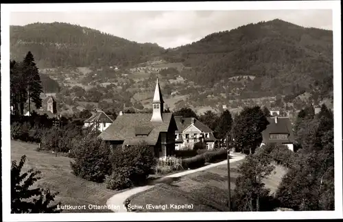 Ak Ottenhöfen im Schwarzwald, Evangl. Kapelle
