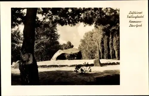 Ak Bad Fallingbostel Lüneburger Heide, Hermann Löns Grab