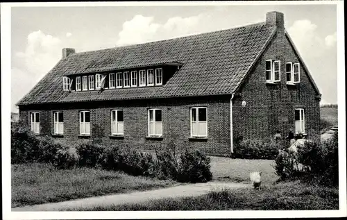 Ak Nordseebad Langeoog Ostfriesland, Schullandheim der Jakobusschule Bielefeld