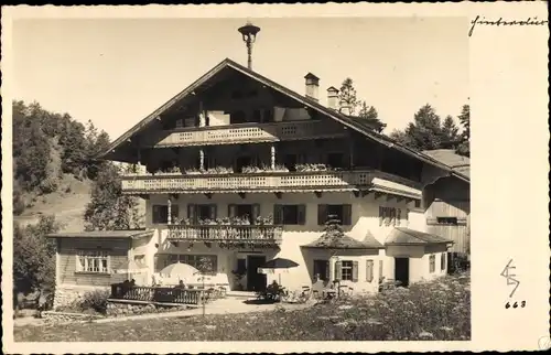 Ak Hintertux in Tirol, Berghotel, Außenansicht