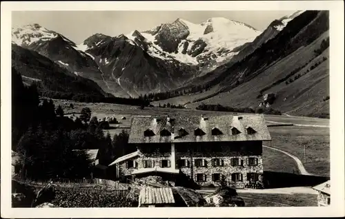 Ak Ferleiten Fusch an der Großglocknerstraße in Salzburg, Alpengasthof Lukashansl