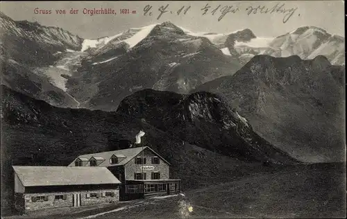 Ak Salzburg, Blick auf die Orglerhütte