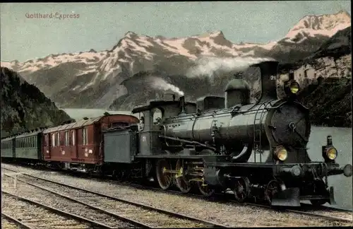 Ak Schweizer Eisenbahn, Gotthard Express, Lokomotive