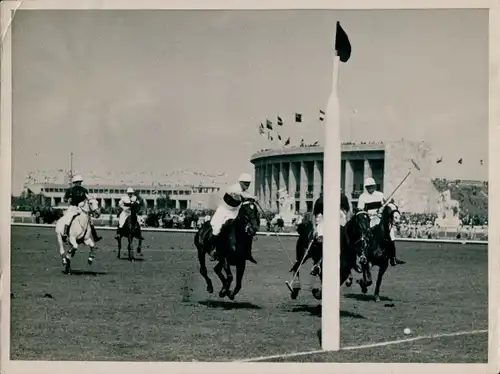 Foto Olympische Spiele 1936, Polokampf zwischen Deutschland und Ungarn