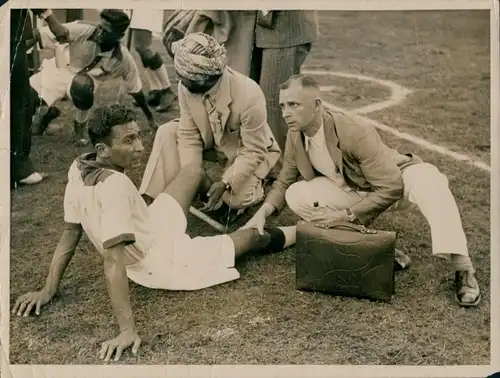 Foto Olympische Spiele 1936, Hockey, Endspiel Indien Deutschland
