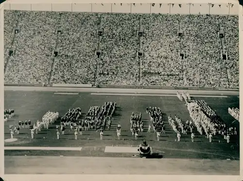 Foto Olympische Spiele Los Angeles 1932, Abschiedszeremonie, Henri de Baillet-Latour