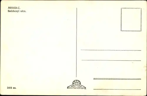 Ak Miskolc Miskolcz Mischkolz Ungarn, Szechenyi utca