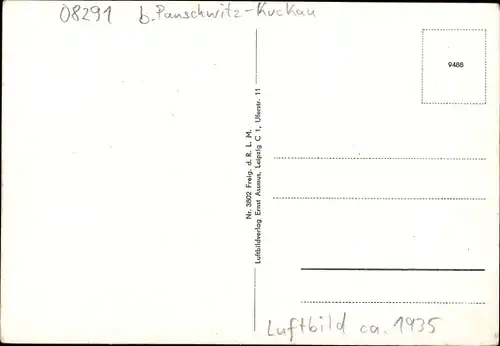 Ak Panschwitz Kuckau Oberlausitz, Kloster St. Marienstern, Fliegeraufnahme